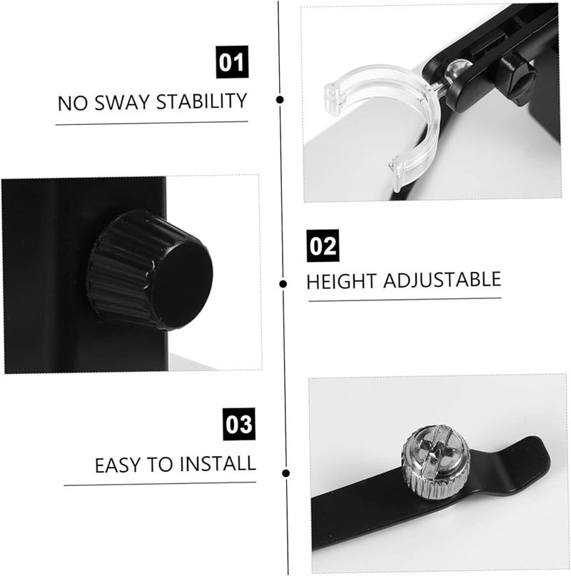 Digital Microscope Bracket Heavy Duty Stand Replacement Easy Install for Old Microscopes - Image 3